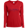 Ladies Long Sleeve Performance Vneck Tee - T-Shirts - 3