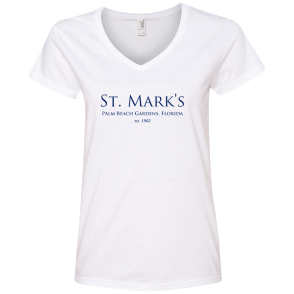 Ladies' V-Neck Tee - T-Shirts - 1