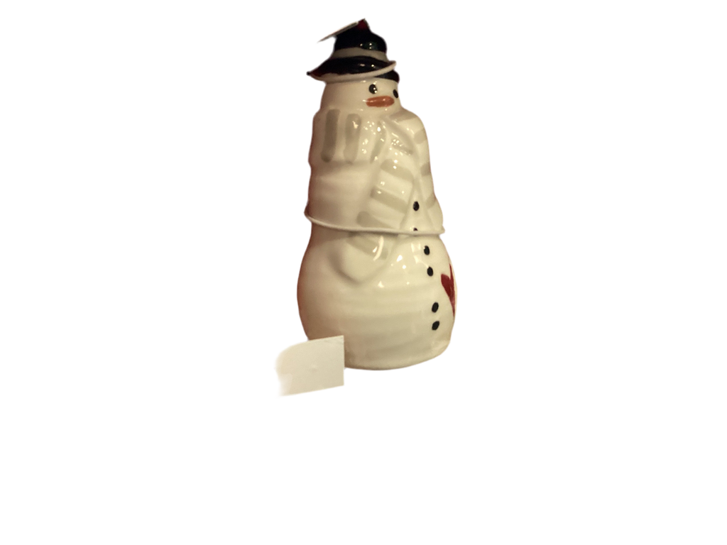 D Peace Snowman Bell
