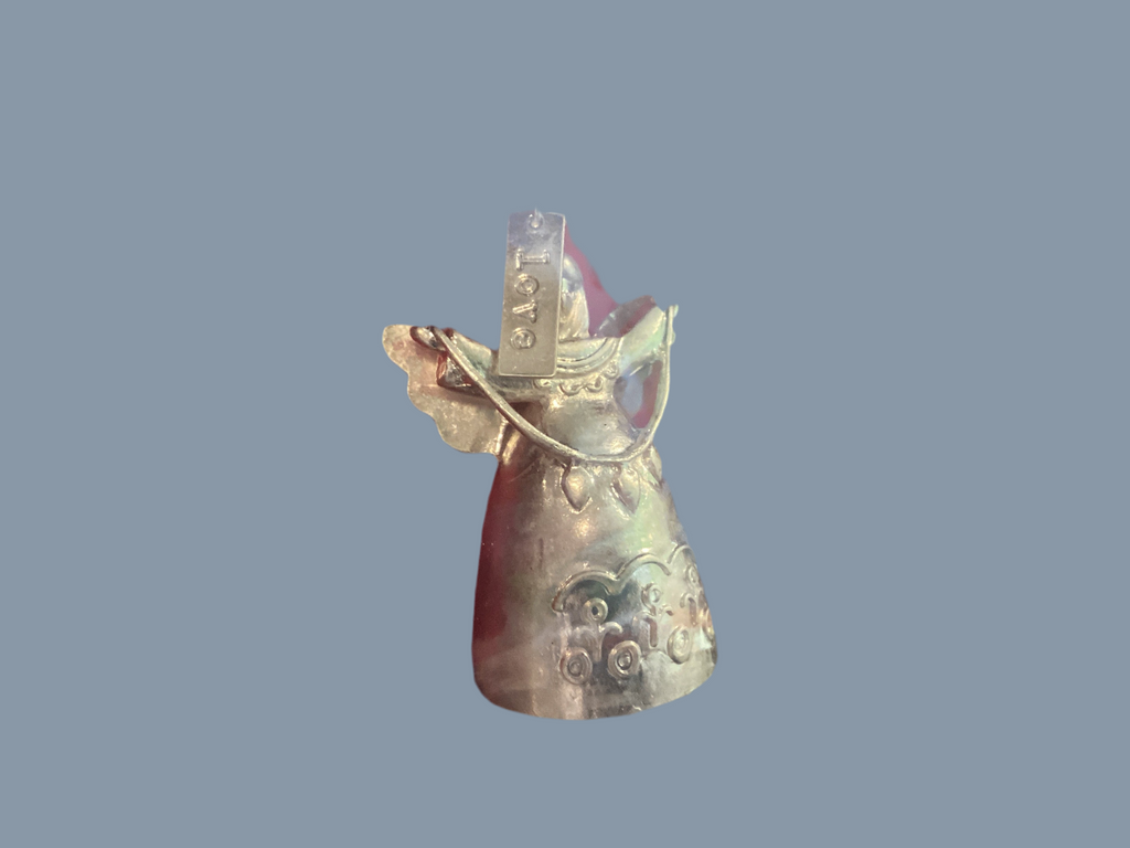 D Mini Bell Angel Ornament- Love