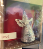 D Mini Bell Angel Ornament- Love
