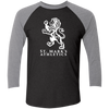 St. Mark's Athletics, Tri-Blend 3/4 Sleeve Baseball Raglan T-Shirt