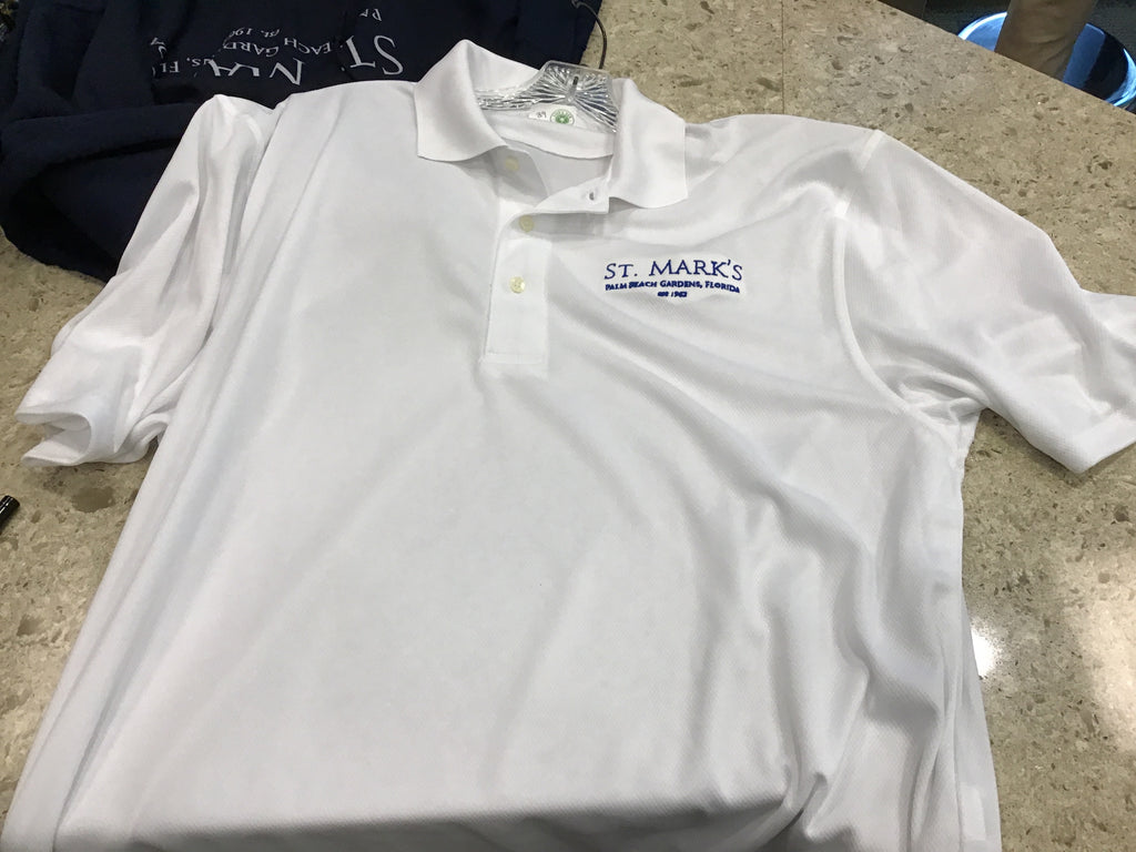 St Marks Adult Wicking polo